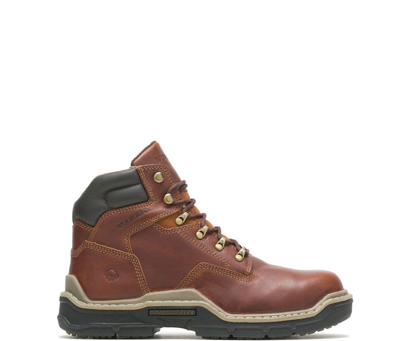 Bottes Wolverine Raider DuraShocks® 6" CarbonMAX Homme - Rouge/Orange (RCI289340)